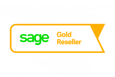 Das Logo Sage Gold Reseller Partnerstatus von WUD, eines der IT-Produkte von WUD