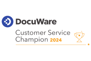 WUD ist DocuWare Service Champion 2024